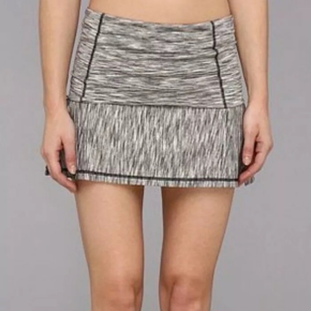 Prana Venus Skort Skirt Lined Fold Over #484
